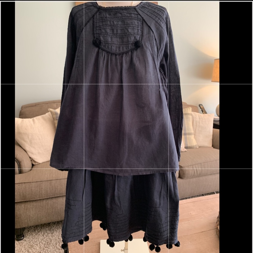 Two piece gray outfit